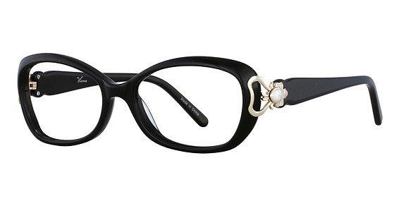 Alpha Viana V1013 Eyeglasses, C1 Black