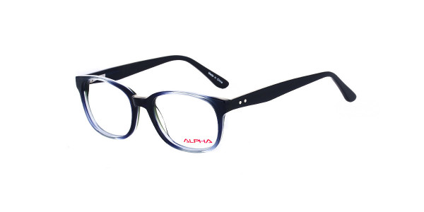 Alpha Viana A-3024 Eyeglasses, C2 - Black/Blue