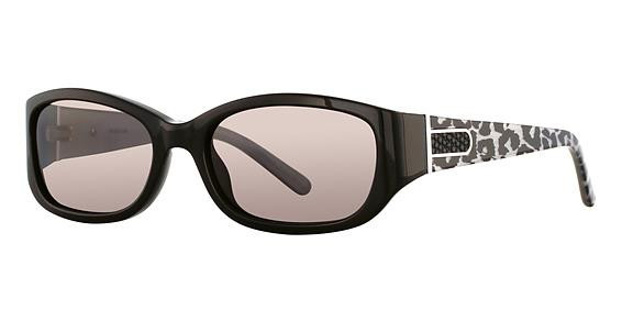 Vivian Morgan 8809 Sunglasses, Black/Snow Leopard
