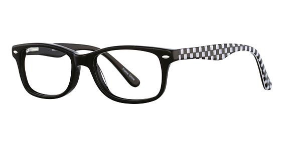 K-12 by Avalon 4081 Eyeglasses, Black/Checker