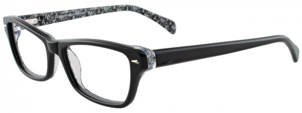 EasyClip EC287 Eyeglasses, BLACK