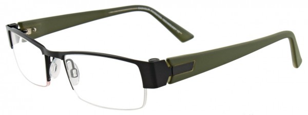 EasyClip EC291 Eyeglasses, SATIN BLACK