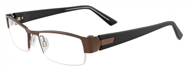 EasyClip EC291 Eyeglasses, SATIN BROWN