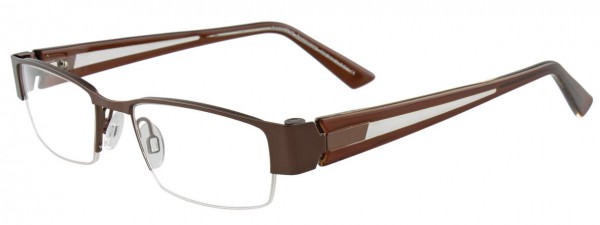 EasyClip EC290 Eyeglasses, SATIN BROWN