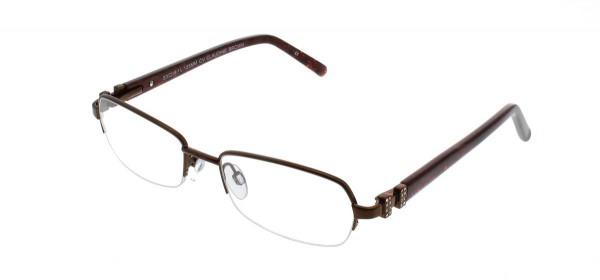 ClearVision CLAUDINE Eyeglasses, Brown