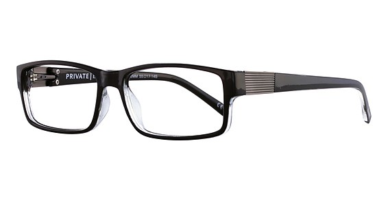 FGX Optical Duggan Eyeglasses, Black/Crystal