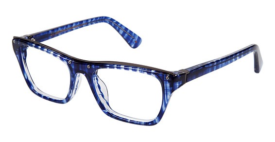 Phillip Lim THURSTON Eyeglasses, NVYPD NAVY PLAID (Clear)