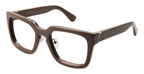 Phillip Lim KAZ Eyeglasses, TAUP TAUPE (Clear)