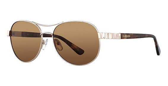 Kay Unger NY K616 Sunglasses, GLD Gold