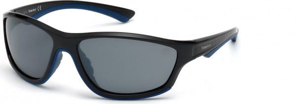 Timberland TB9045 Sunglasses, 01D - Matte Black / Matte Black