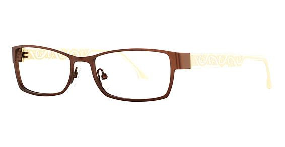 Vivian Morgan 8029 Eyeglasses, Henna/Ivory