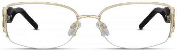 Gold Coast GC-104 Eyeglasses, 1 - Gold / Black