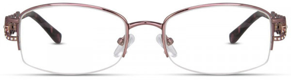 Gold Coast GC-105 Eyeglasses, 3 - Rose / Wine Shell