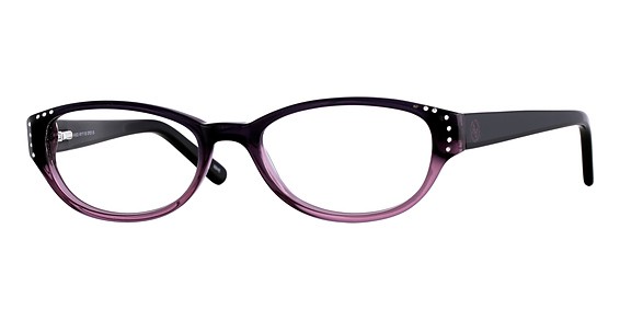 Adrienne Vittadini AV62S Eyeglasses, GPUR Gradient Purple