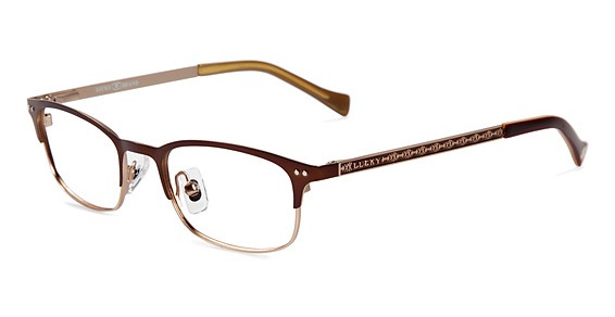Lucky Brand Smarty Eyeglasses, BRO Brown