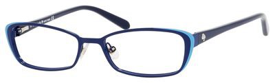 Kate Spade Lidia Eyeglasses, 0JNA(00) Navy Turquoise