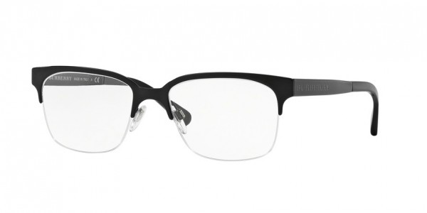 Burberry BE1253 Eyeglasses, 1180 BLACK (BLACK)
