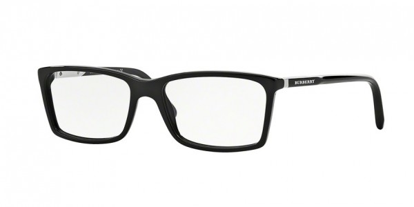 Burberry BE2139 Eyeglasses, 3001 BLACK (BLACK)