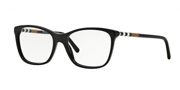 Burberry BE2141 Eyeglasses, 3001 BLACK (BLACK)
