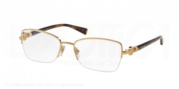 Bvlgari BV2161K Eyeglasses, 393 GOLD PLATED (GOLD)