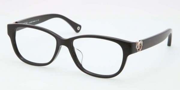 Coach HC6038F AMARA (F) Eyeglasses, 5002 BLACK (BLACK)