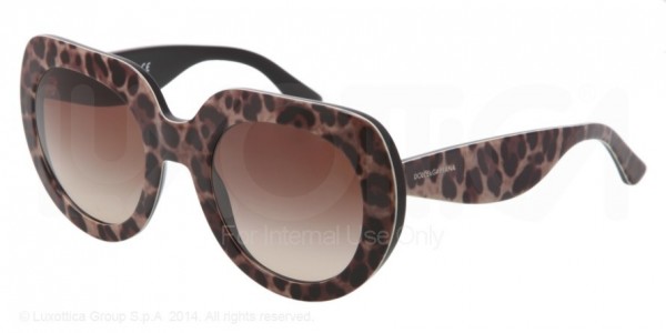 Dolce & Gabbana DG4191P STRIPES SPECIAL PROJECT Sunglasses, 199513 LEOPARD
