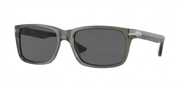 Persol PO3048S Sunglasses, 1103B1 TRANSPARENT GREY (GREY)