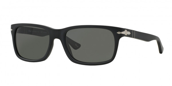 Persol PO3048S Sunglasses, 900058 BLACK (BLACK)