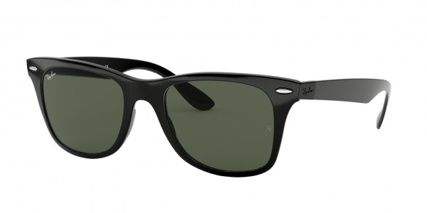 Ray-Ban RB4195 WAYFARER LITEFORCE Sunglasses, 601/71 WAYFARER LITEFORCE BLACK DARK (BLACK)
