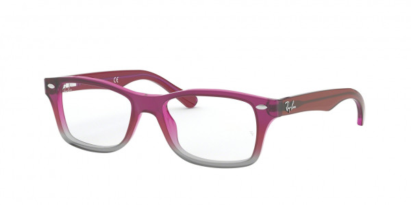 Ray-Ban Junior RY1531 Eyeglasses, 3648 FUXIA GRADIENT IRIDESCENT GREY (PINK)