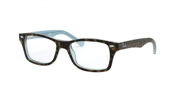 Ray-Ban Junior RY1531 Eyeglasses, 3701 HAVANA ON HAVANA BLUE (TORTOISE)