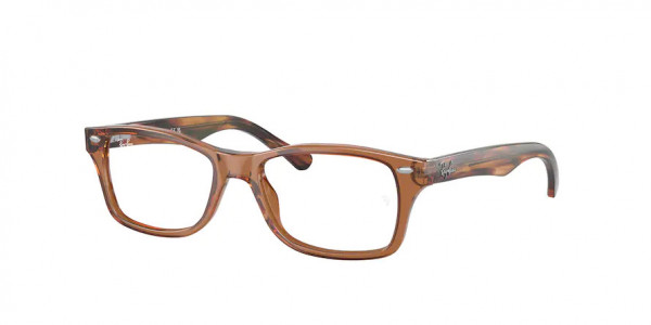Ray-Ban Junior RY1531 Eyeglasses, 3923 TRASPARENT BROWN (BROWN)