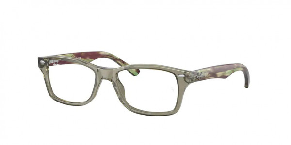 Ray-Ban Junior RY1531 Eyeglasses, 3925 TRASPARENT GREEN (GREEN)