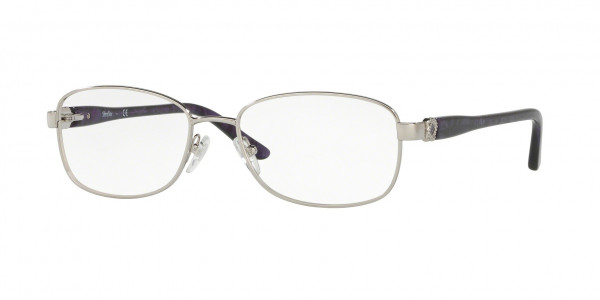 Sferoflex SF2570 Eyeglasses, 491 SHINY SILVER (SILVER)