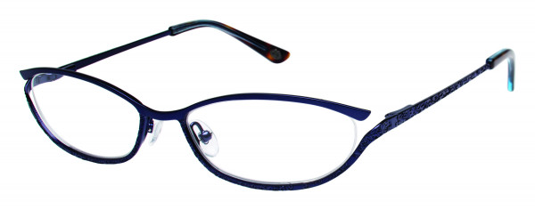 Lulu Guinness L748 Eyeglasses, Midnight Blue (MID)