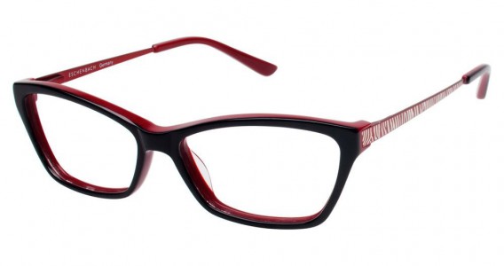 Humphrey's 581010 Eyeglasses, Black w/Red (10)