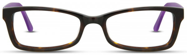 David Benjamin DB-169 Eyeglasses, 2 - Tortoise / White / Violet