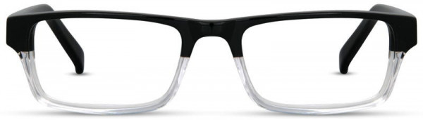 David Benjamin Double Play Eyeglasses, 2 - Black / Crystal