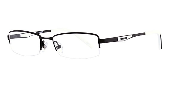 Reebok R2004 Sports Eyewear, Matte Black/White