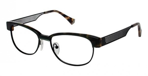 Azzaro AZ30059 Eyeglasses, C1 Hunter/Tortoise