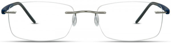 Michael Ryen MR-198 Eyeglasses, 1 - Gunmetal / Navy