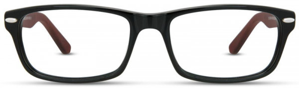 David Benjamin DB-162 Eyeglasses, 1 - Black / Cherry