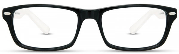David Benjamin DB-162 Eyeglasses, 3 - Black / White