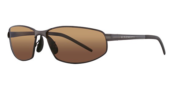 Serengeti Eyewear Granada Sunglasses, Metallic Gun (Drivers Polarized)
