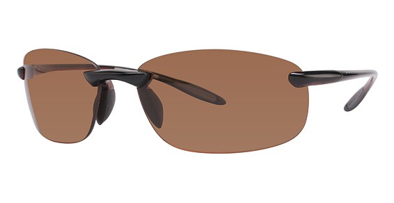 Serengeti Eyewear Nuvola Sunglasses, 3 Shiny Black/Orange (Polar PhD Drivers)