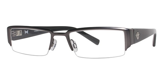 TapouT TAPMO102 Eyeglasses, 015 Semi Matte Dark Gun