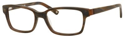 Banana Republic Germain Eyeglasses, 01Q8(00) Brown Horn