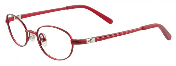 EasyClip EC309 Eyeglasses, SATIN RUBY RED
