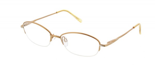 ClearVision ALYSSA II Eyeglasses, Gold Mink