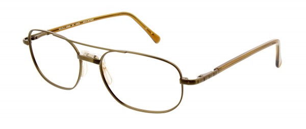 ClearVision VINCE Eyeglasses, Gold Antique
